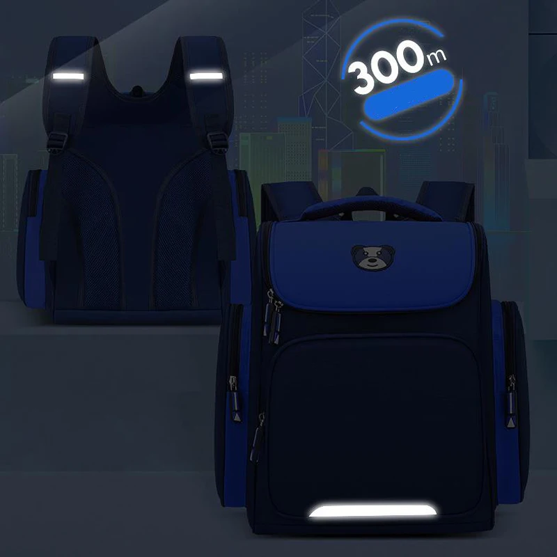 New primary school student backpack boys girls Orthopedic school bag Mochila Escolar cartoon Waterproof Backpack