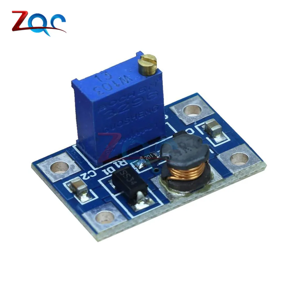 5 шт./лот SX1308 DC 2 24V 2A до 28V Step Up Модуль питания с 10K Ohm регулируемый потенциометр