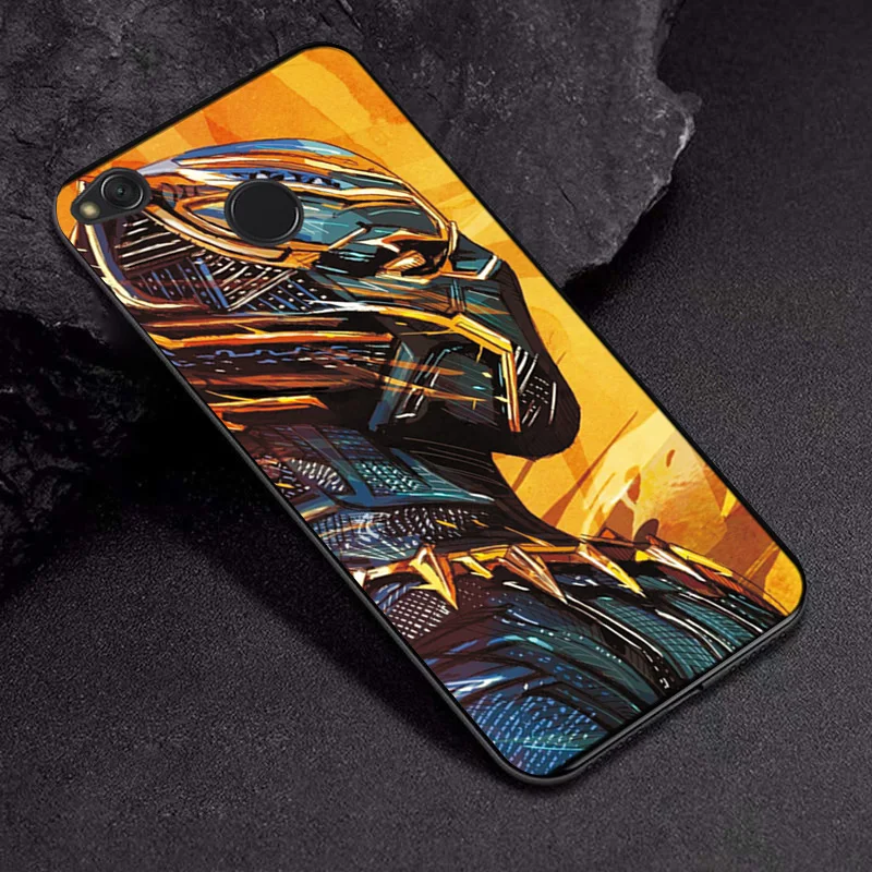 Для Xiaomi Redmi 4X чехол Note 4 4X Marvel Мстители Железный человек чехол для Redmi 6 7 8 5 5 Plus черный ТПУ Redmi 6A 5A 7A 8A чехол - Цвет: TPUBLK639