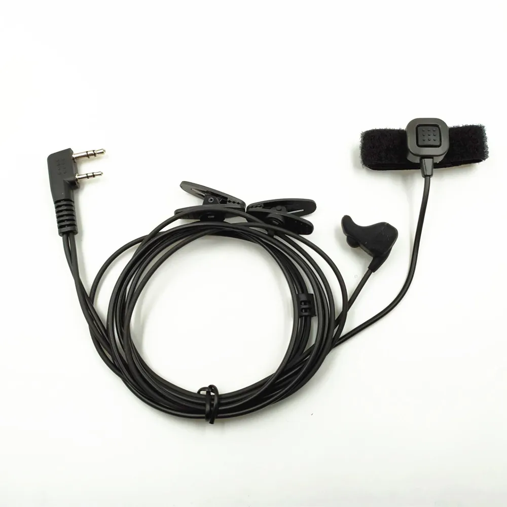 Вибрирующие наушники вкладыши с микрофоном динамик 2 в 1 гарнитура PTT пальцами для