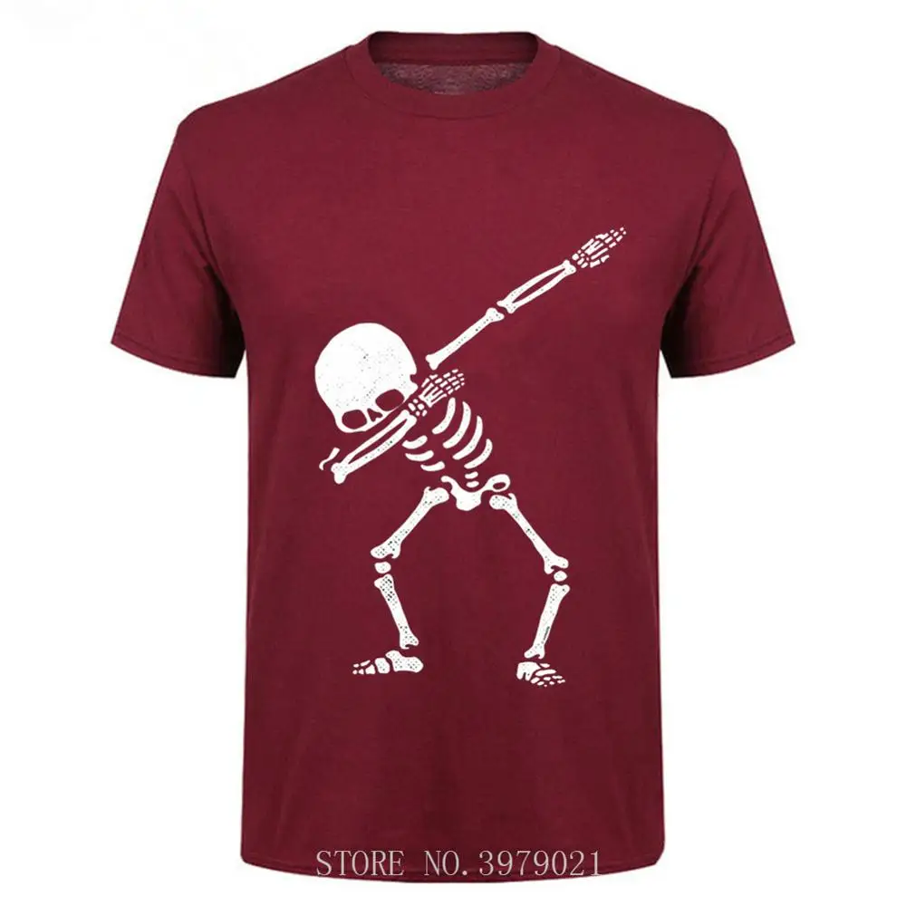 Футболка Dabbing футболка Skeleton Dab в стиле хип хоп с черепом Dabbin новинка 2018