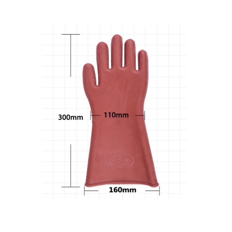 12кв высоковольтные Изолированные Перчатки электрическое страхование труда анти