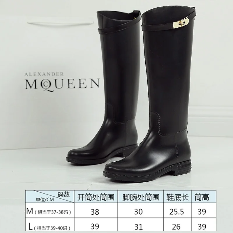 

Korean new fashion rain shoes women's high tube summer anti-skid rain boots women's waterproof shoes women's long tube