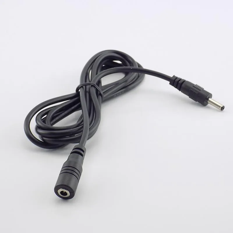 

1/1.5/3/5 Meter DC Power Cable Extension 5V 2A Cord Adapter 3.5mm x 1.35mm DC Male DC Female Connector for CCTV Security Camera