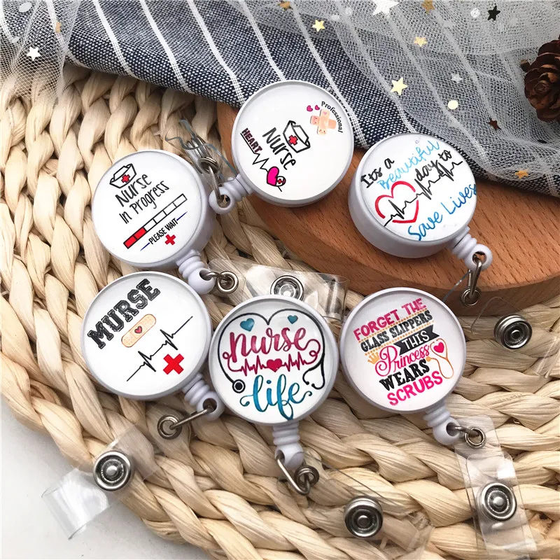 1 шт. стетоскоп доктор студент качество Выдвижной Значок медсестры катушка Зажим