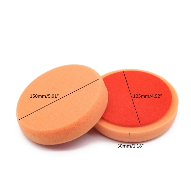 

2021 New 1pc 6"(150mm) Polish Buffing Pads Polishing Pads Polishing Grip Waxing Pad
