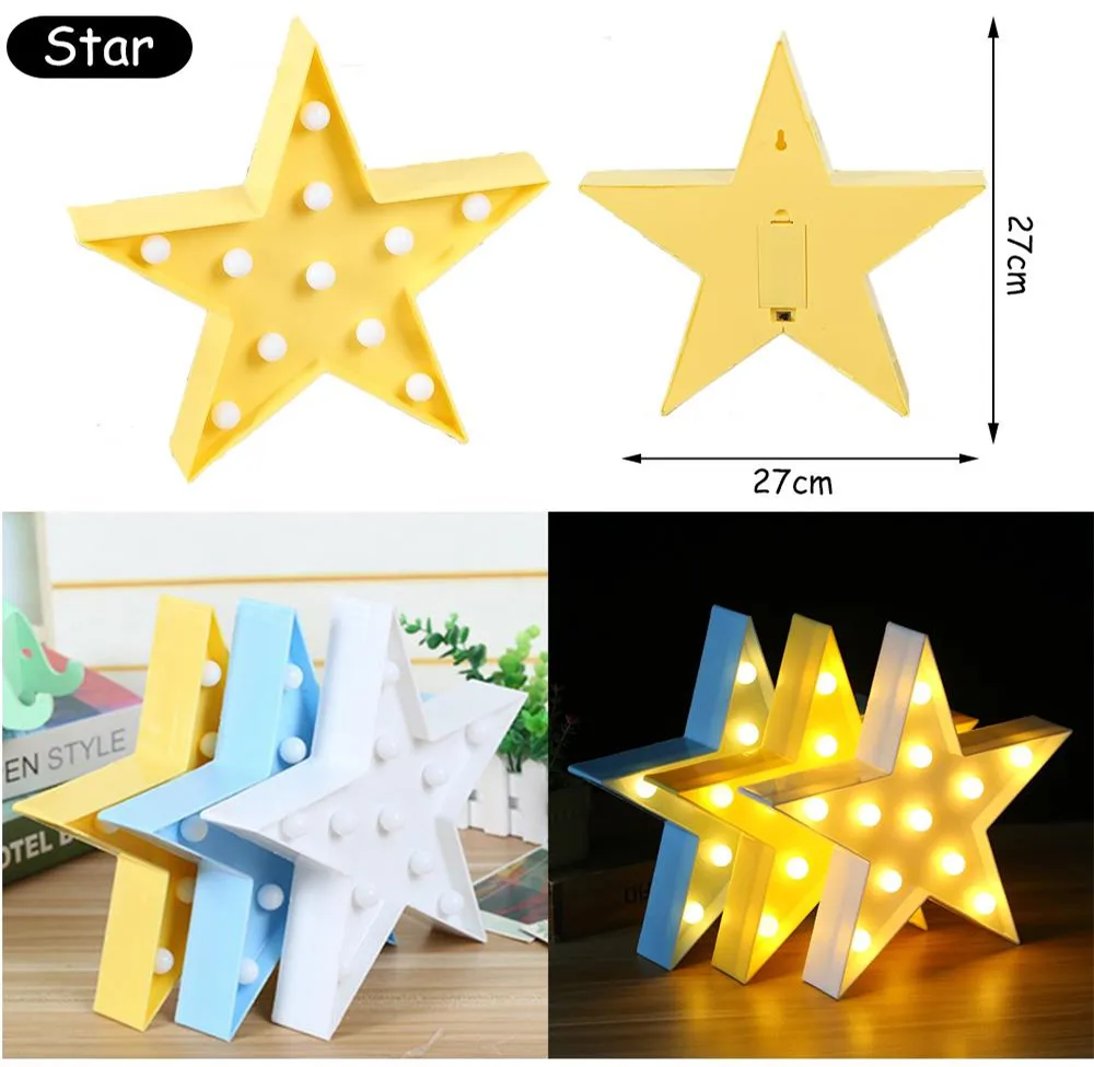 Прекрасный облако звезда Луна LED 3D свет ночник дети подарок игрушка для детей спальня toilet лампа украшение освещение в помещении