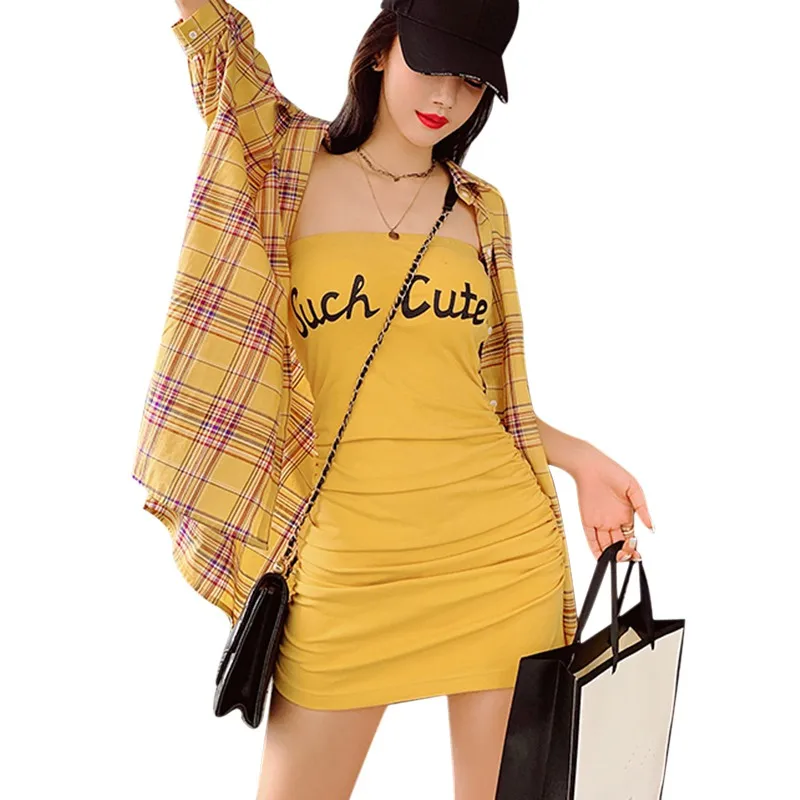 

Женское сексуальное облегающее платье без рукавов, без спинки, без бретелек, с буквенным принтом, женские сексуальные вечерние мини-платья, ...