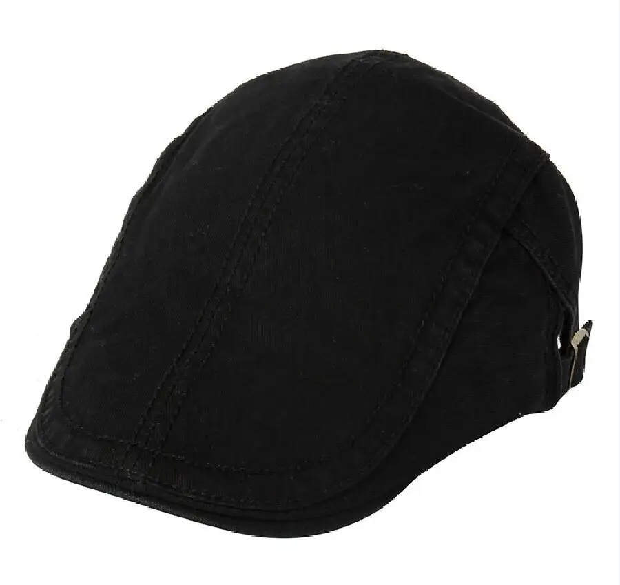 Men's Hat Berets Cap Golf Driving Sun Flat Cap Fashion Cotton Berets Caps for Men Casual Peaked Hat