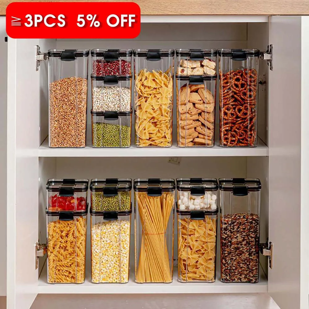 Контейнер для хранения пищевых продуктов пластиковый контейнер лапши в кухонном
