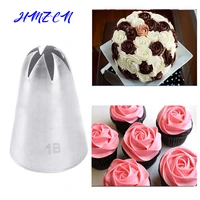 1b drop flower piping tip cream nozzle decor tip icing nozzle cake fondant pastry baking decorating tools