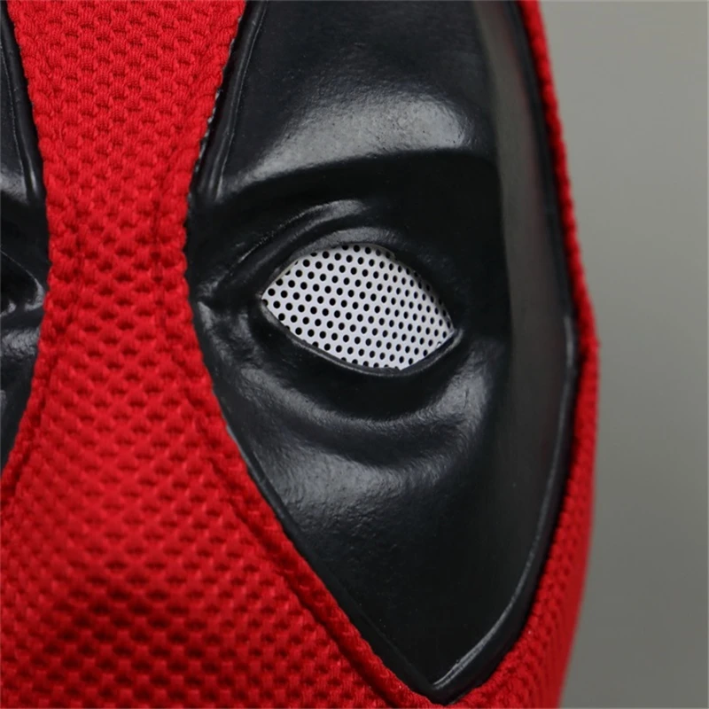 New Anime Deadpool Cosplay Mask Wade Winston Wilson Headgear Knitted Cotton Mesh Helmet Halloween Party Carnival Costume Props