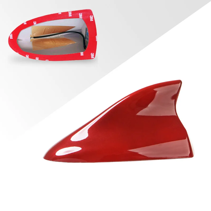 Red Standard Style Антенна с акульим плавником для Mazda 3-Hatchback Axela CX4 CX5 CX7 CX8 CX9 i-Stop speed Skyactiv Sport MPS 2010 2004 - Цвет: Red Standard Style