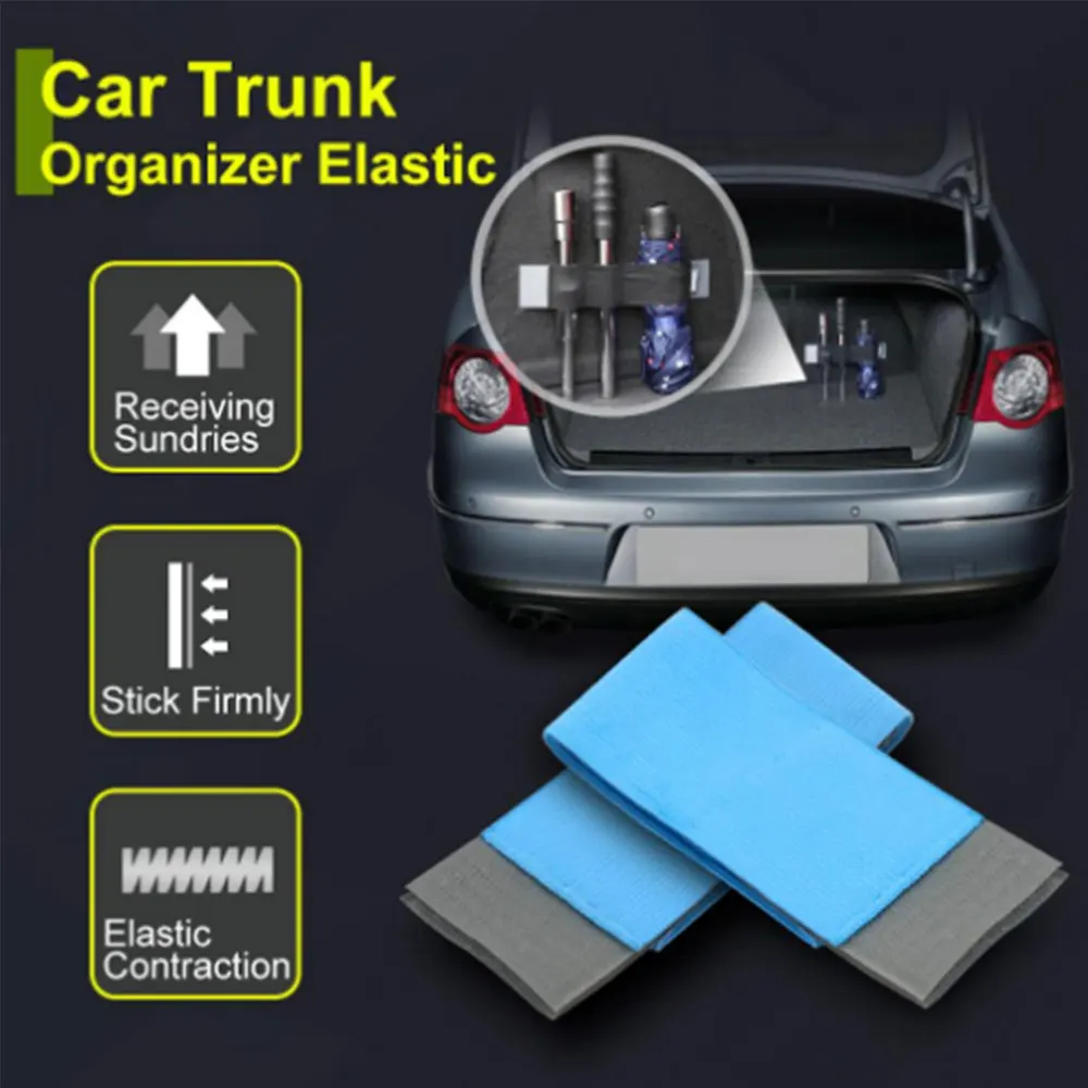 

Car trunk storage device car Velcro sundries fixed bind Velcro binding belt car accessories interior Fixed strap for car trunk