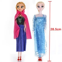 new original princess elsa doll anna snow queen children girls toys birthday christmas gifts for kids sharon dolls