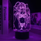 Светодиодная аниме-лампа DxD для старшей школы, декор для спальни, светильник, подарок на день рождения, светильник ПА 3D для манги, для старшей школы DxD