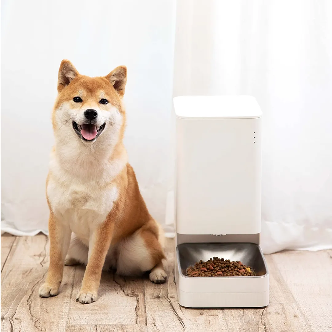 Xiaomi Xiaowan Mijia APP Remote Control 1.8kg Capacity Automatic Pets Cats Dogs Feeder Food Shortage Reminder Moistureproof | Электроника