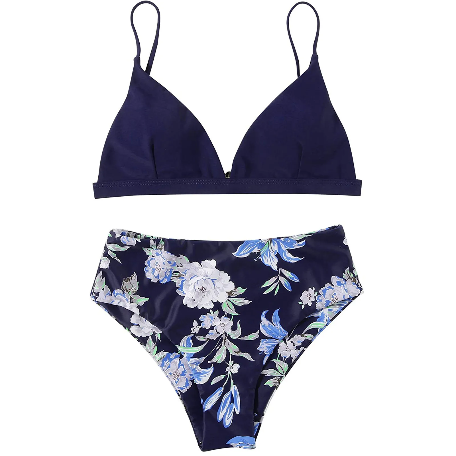 

2021 Sexy Brazilian Bandage micro Bikini Summer Swimwear Women Soild color Split Swimsuit Push-Up Padded High waist Beachwear