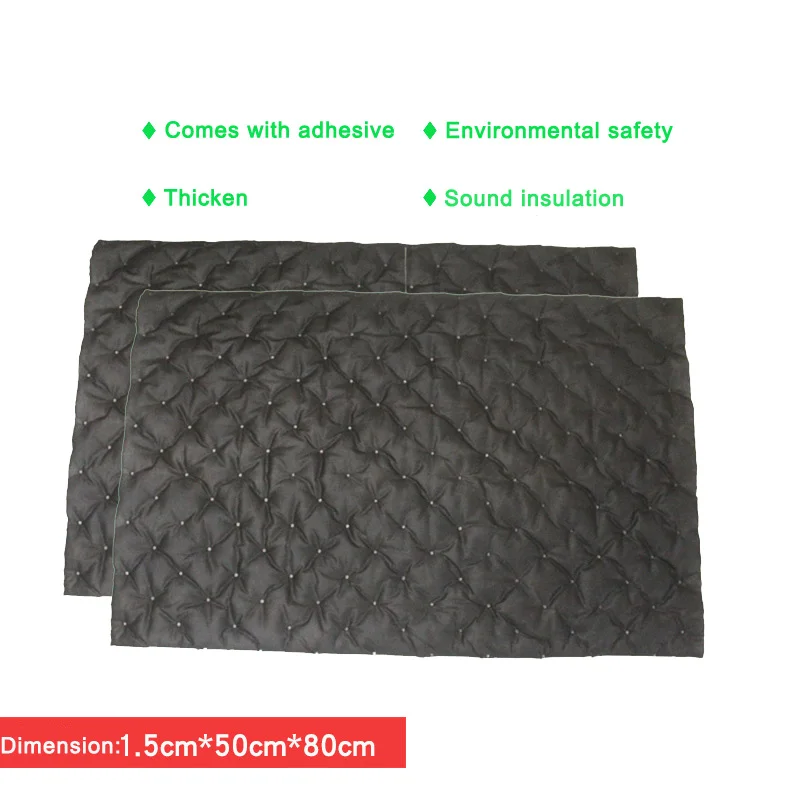 Автомобильная звукоизоляция хлопковый автомобильный звукопоглощающий Черный