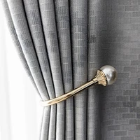 simple modern striped jacquard lattice thick curtains for living room bedroom floor to ceiling windows high end curtains