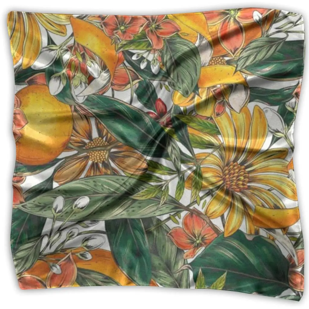 Новое поступление модные головные уборы унисекс с принтом подсолнуха шарф