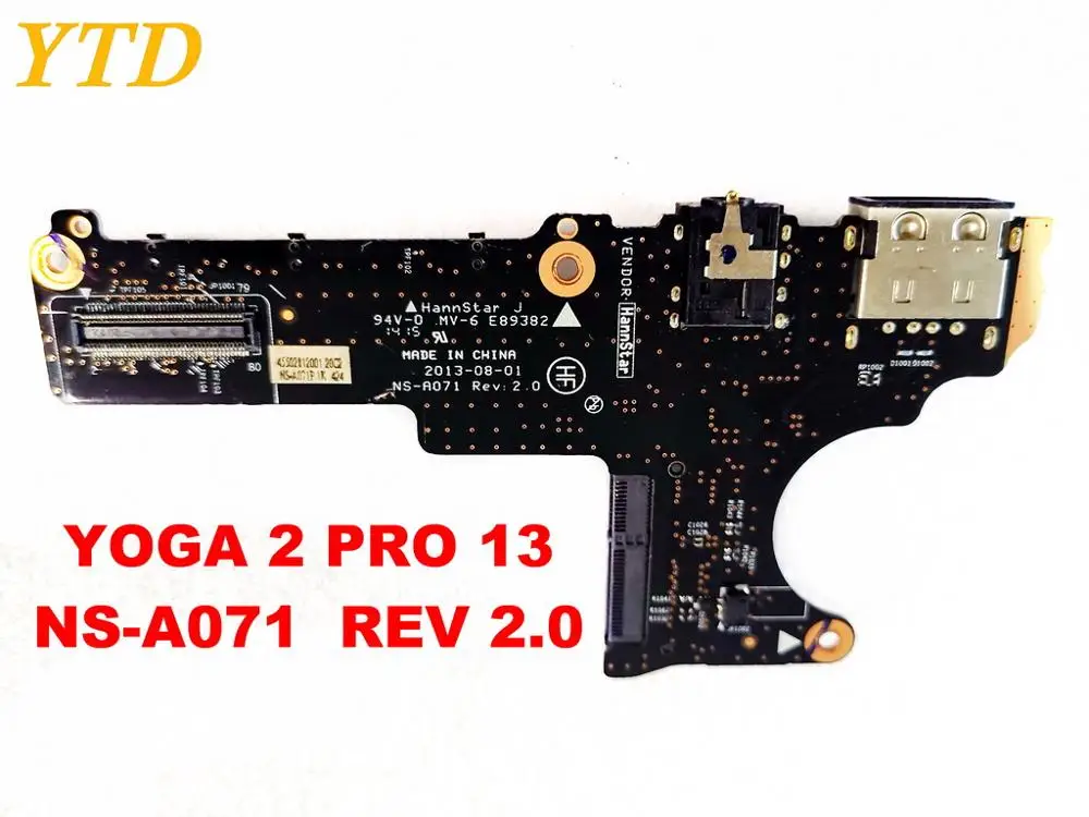 Для lenovo YOGA 2 PRO 13 звуковая плата USB доска YOGA 2 PRO 13 NS-A071 REV 2,0 испытанное хорошее
