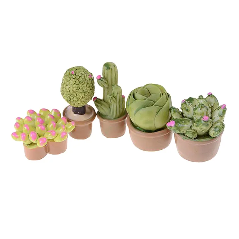 

New moss micro landscape ecological bottled DIY assembly resin simulation fleshy ornaments home decoration mini furnishings