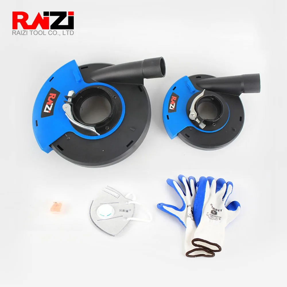 Raizi 125/180 мм пылезащитный кожух набор сухой шлифовальной крышки инструменты для угловой шлифовальной машины