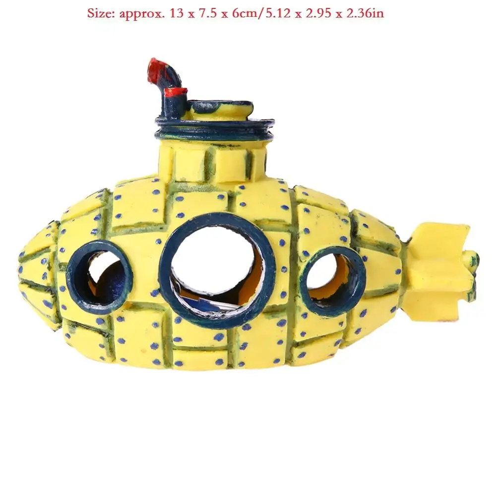 Модель ананаса из смолы аквариумная подводная лодка имитация крушения украшение