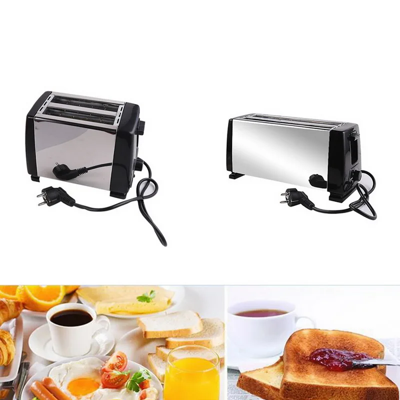 110V/220V Electric Toaster Household 6 Gears Automatic Bread Baking Maker Breakfast Machine Toast Sandwich Grill Oven 2-Slice |