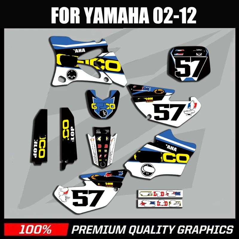 Наклейки для YAMAHA YZ85 2002-2006 2007 2008 2009 2010 2011 2012 2013 2014 | Автомобили и мотоциклы