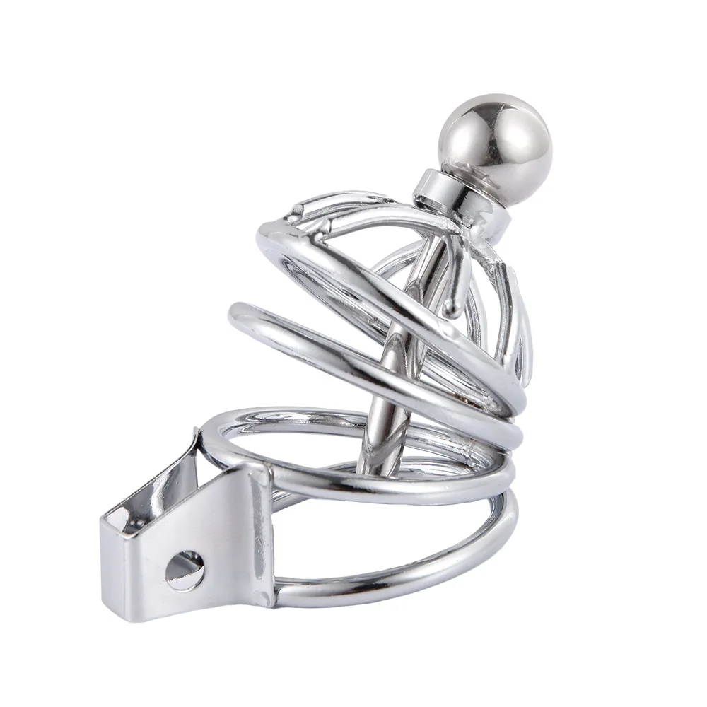 Запираемая птица тюрьма петух замок из нержавеющей стали клетка для пениса