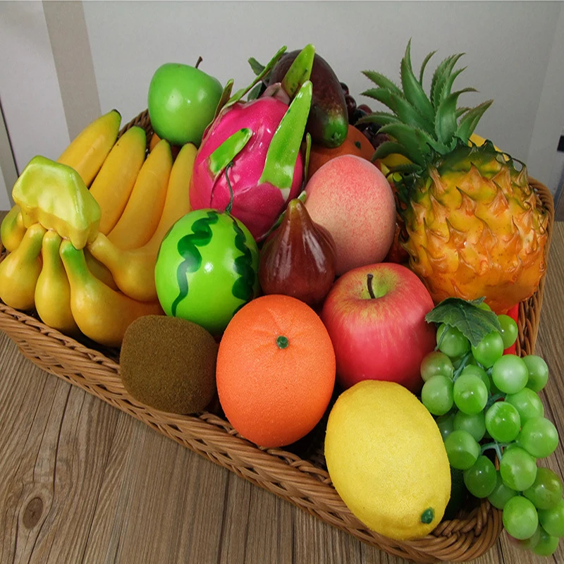 Искусственные фруктовые растения пластиковые листья винограда Рождественский