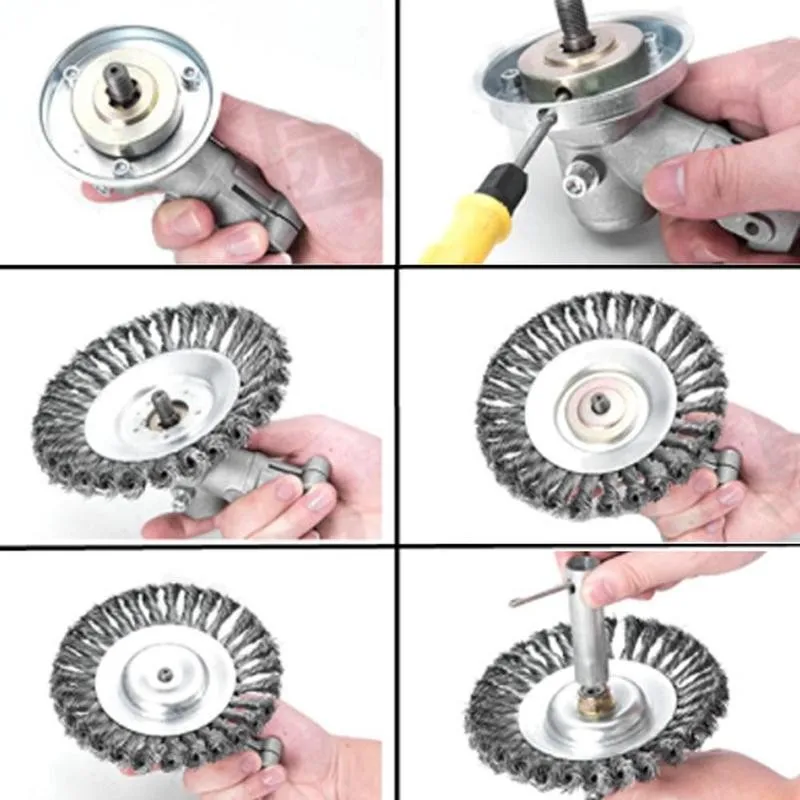 

Lawn Mower Working Head Accessories Weed Brush Wire Cutting Head For Stihl Grass Trimmer Head Cutter Adapter Kit