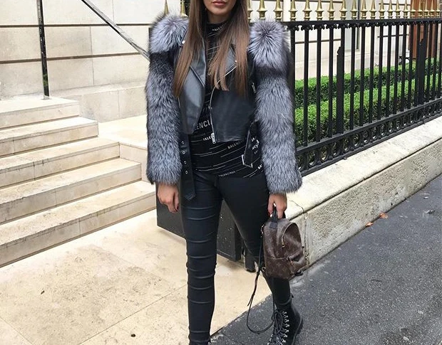 Женская короткая куртка из натуральной овечьей кожи укороченный топ с рукавами