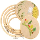 MIUSIE 12 размеров 8-40 см бамбуковая рамка обруч для вышивки кольцо рукоделие искусственная круглая петля ручные инструменты для шитья