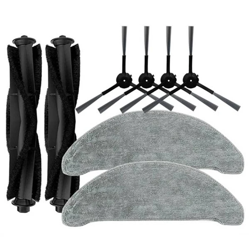 

Насадка для швабры, тканевая основная и боковая вращающаяся щетка, запасные части для робота-пылесоса Xiaomi Roidmi EvePlus SDJ01RM