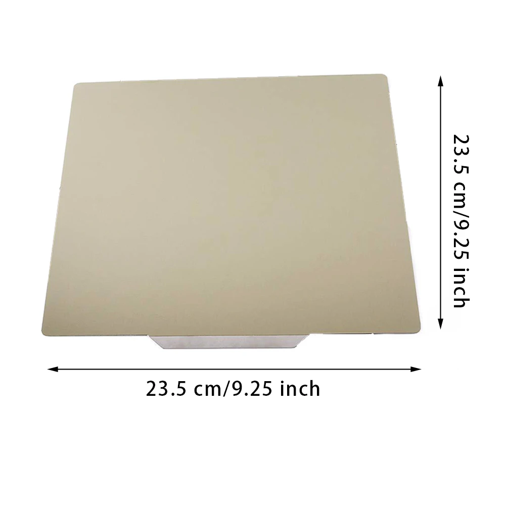

3D Printer Parts Removal Magnetic Bed High Strength Spring Steel Sheet PEI Bed Plate Printing Plate 3D Printer Parts 235x235mm