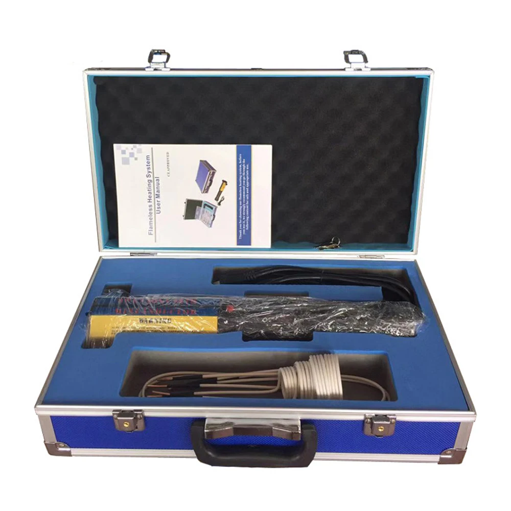 

1000 Вт мини электромагнитный индукционный нагреватель 800 ℃ высокотемпературное ручное нагревательное устройство для удаления ржавчины бол...