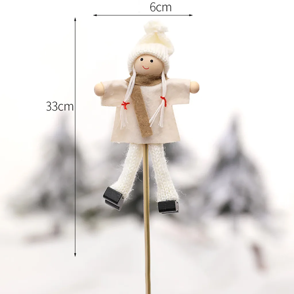 Рождественские игрушки для кукол Санта Клаус Снеговик Лось Рождественская елка