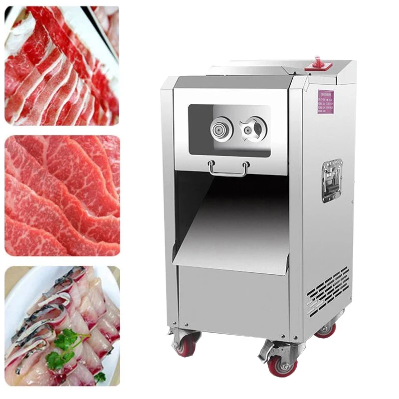 

Commercial vertical meat slicer stainless steel Fully automatic Shred Slicer dicing machine electric Multi function Meat grinder