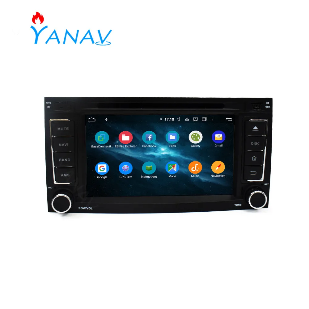 Автомобильный радиоприемник с навигацией GPS audio 2DIN Android стерео приемник для vw Touareg