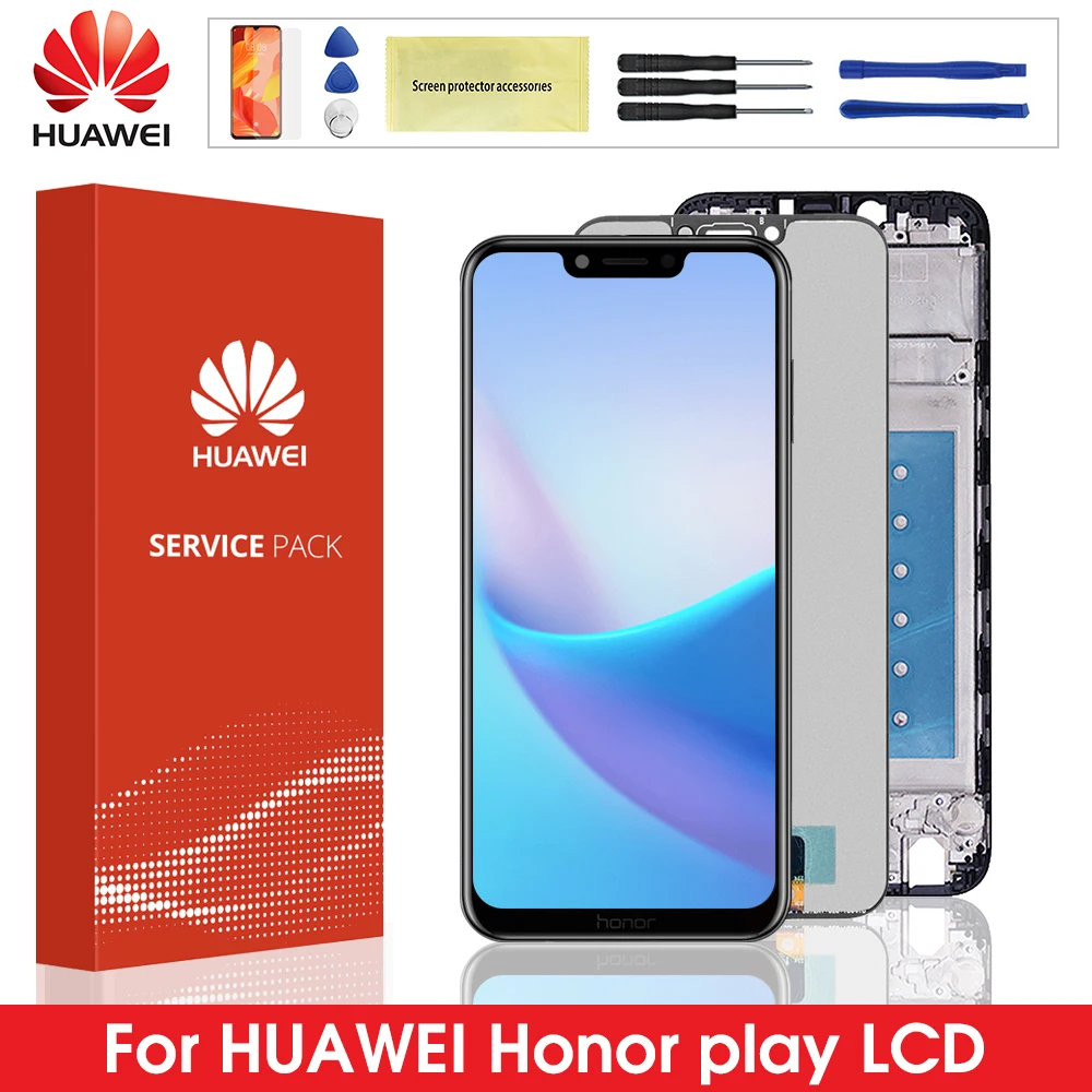 ЖК-дисплей с сенсорным экраном и дигитайзером в сборе для Huawei Honor Play | Мобильные