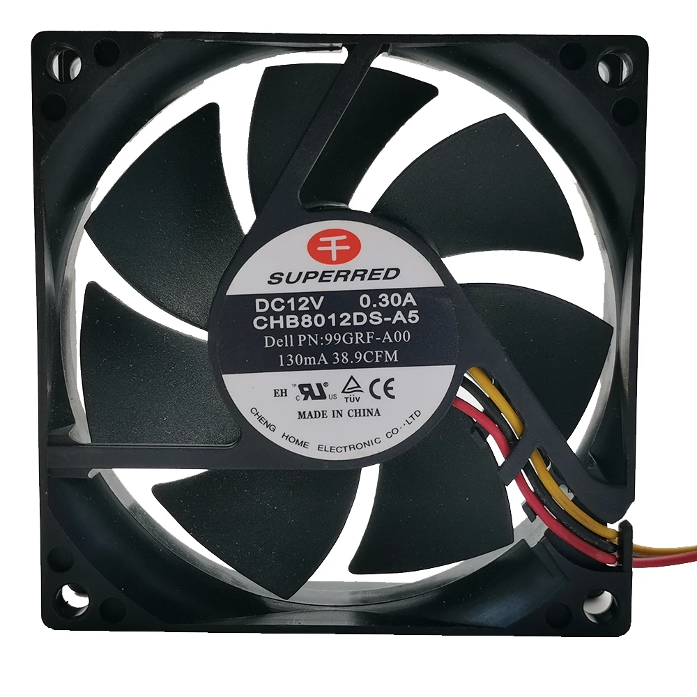 

Оригинальный Новый осветительный вентилятор Qianhong CHB8012DS-A5 8020, 12 В, а, источник питания, охлаждающий вентилятор шасси