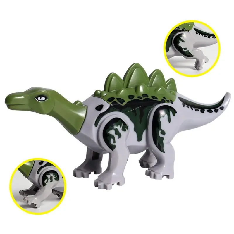 

8pcs Dinosaur Building Blocks Toys,Buildable Dinosaur Building Blocks Figures T Rex,Triceratops, Velociraptor Y4UD