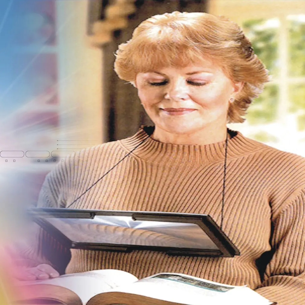 Складное увеличительное стекло формата А4 3 раза для чтения шитья вязания без