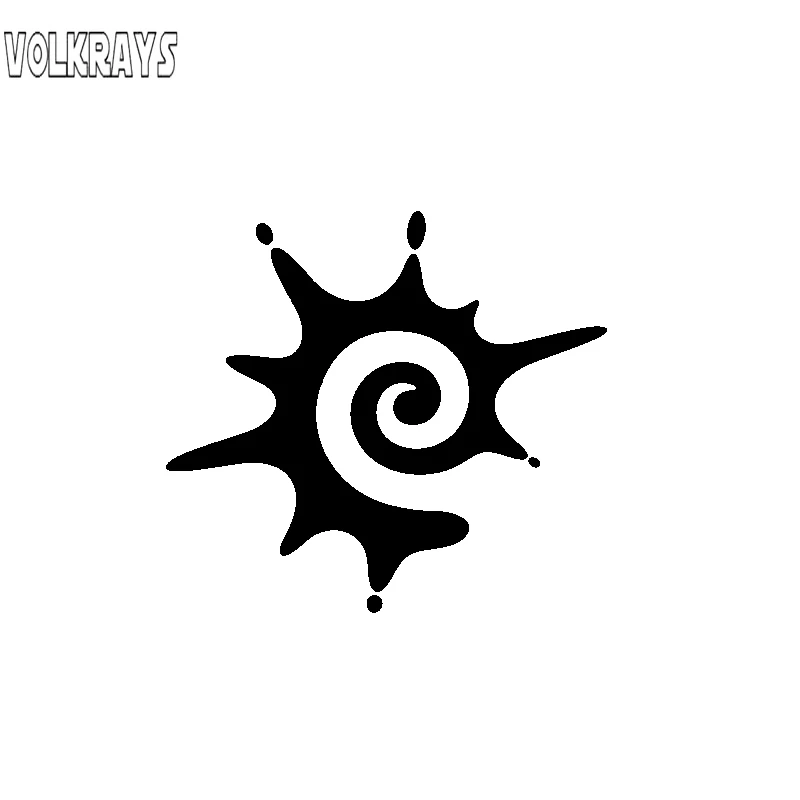 Volkrays красивая наклейка с автомобилем карикатура художественное солнце