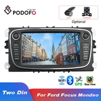 podofo android 8 1 car radio gps multimedia player 2 din stereo receiver for fordfocus mk2s maxmondeo 4 5galaxyc max no dvd