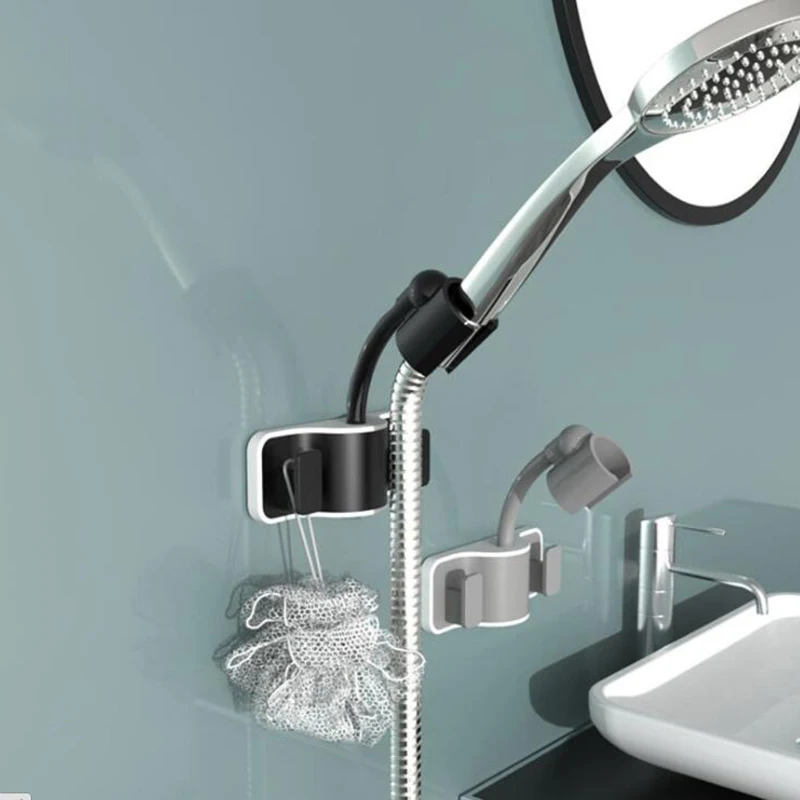 

Shower Holder Adjustable Shower Head Holder Wall Stand Punch-Free Bracket