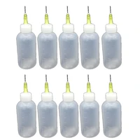 10pcs diy epoxy resin mold small gaps coloring bottles with syringe needle handling resin colorant details craft tools